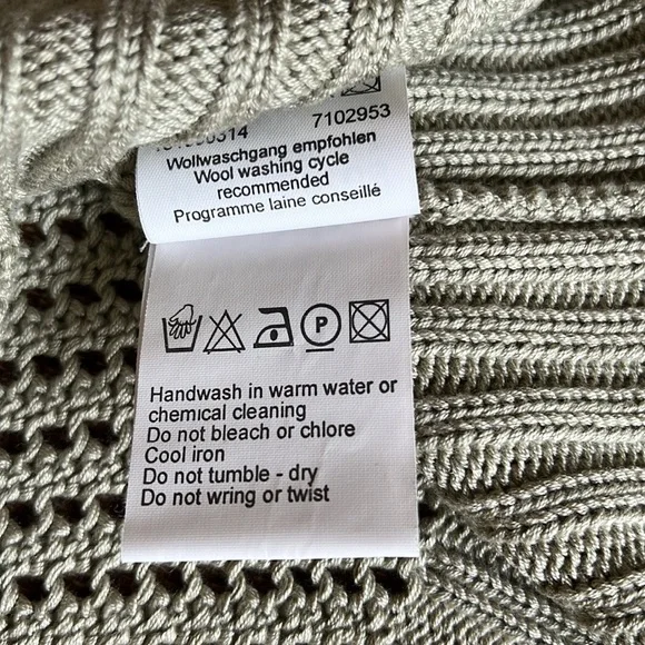 Light Green Knit Cardigan with Matching Tank HPπ - Picture 7 of 14